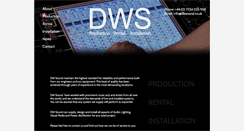 Desktop Screenshot of dwsound.co.uk